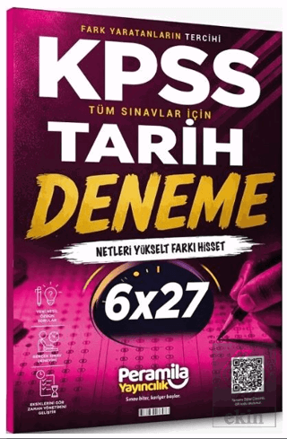 KPSS Tarih 6 Deneme Çözümlü