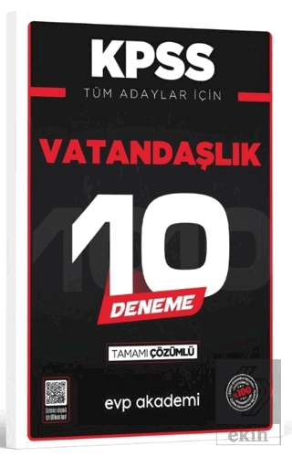 KPSS Tüm Adaylar İçin Vatandaşlık 10 Deneme Tamamı Çözümlü