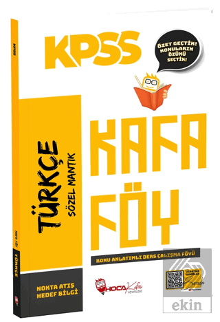 KPSS Türkçe Konu Anlatımlı Kafa Föy