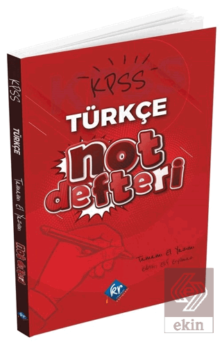 KPSS Türkçe Konu Anlatımlı Not Defteri