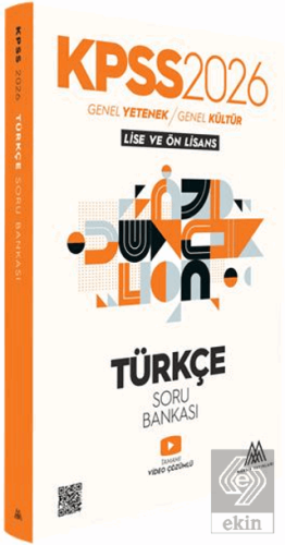 KPSS Türkçe Soru Bankası 2026