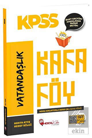 KPSS Vatandaşlık Konu Anlatımlı Kafa Föy