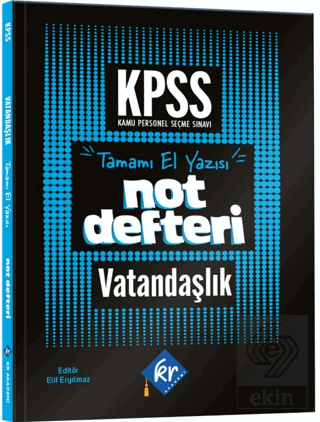 KPSS Vatandaşlık Konu Anlatımlı Not Defteri