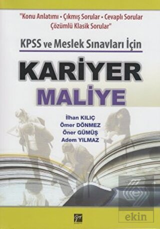 KPSS ve Meslek Sınavları İçin Kariyer Maliye