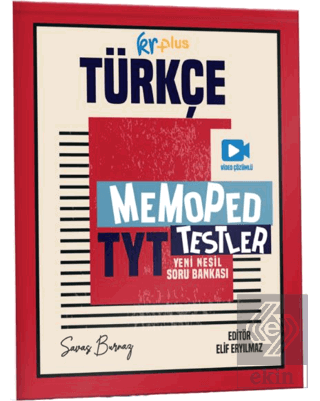 KR Plus TYT Türkçe Memoped Testler Savaş Burnaz KR Akademi Yayınları S