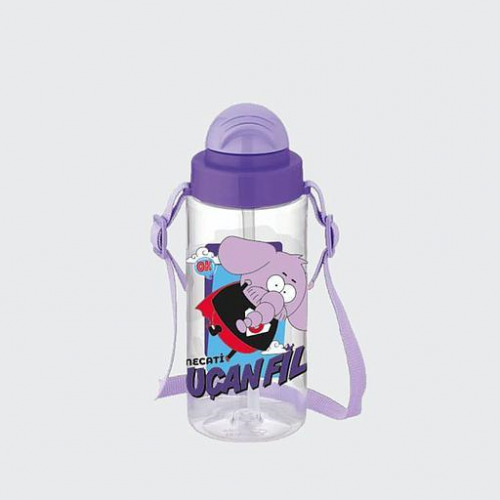 KRAL ŞAKİR DESENLİ PİPETLİ TRITAN MATARA 500CC