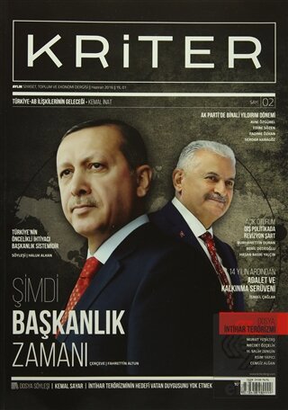 Kriter Aylık Siyaset Toplum ve Ekonomi Dergisi Say