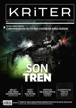 Kriter Aylık Siyaset Toplum ve Ekonomi Dergisi Say