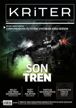 Kriter Aylık Siyaset Toplum ve Ekonomi Dergisi Say