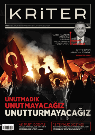 Kriter Dergisi Sayı: 70 - Temmuz Ağustos 2022