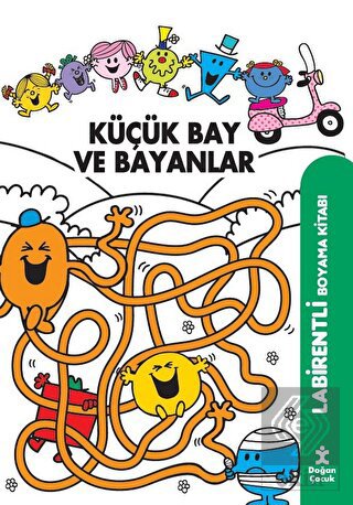 Küçük Bay ve Bayanlar Labirentli Boyama Kitabı