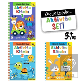 Küçük Dahiler Aktivite Seti 3+ Yaş (3 Kitap Takım)