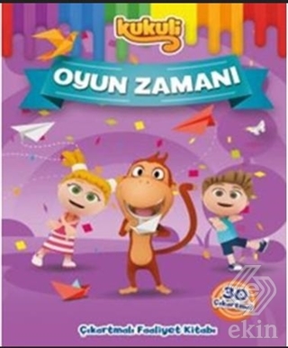 Kukuli Eğlenceli Çıkartmalı Boyama