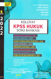 Külliyat KPSS Hukuk Soru Bankası Savaş Yayınları 2022