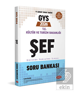 Kültür ve Turizm Bakanlığı GYS Şef Soru Bankası Kü
