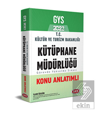 Kültür ve Turizm Bakanlığı Kütüphane Müdürlüğü GYS