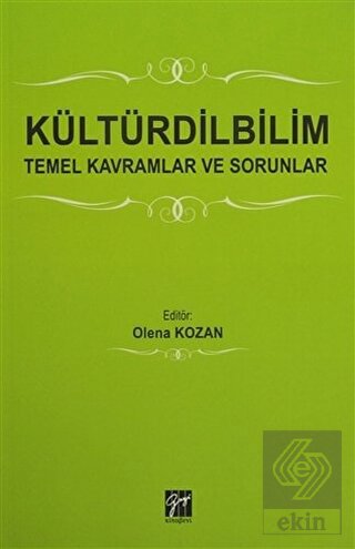 Kültürdilbilim Temel Kavramlar ve Sorunlar