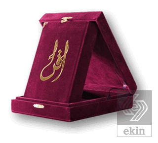 Kur'an-ı Kerim (Hafız Boy-Kadife Kutulu Mor Renk)