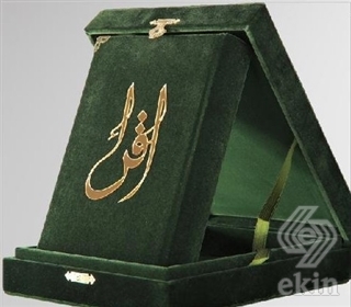 Kur'an-ı Kerim (Hafız Boy-Kadife Kutulu Yeşil Renk