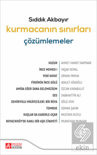Kurmacanın Sınırları Çözümlemeler