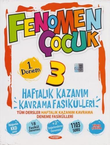 Kurmay ELT 3. Sınıf Tüm Dersler 1. Dönem Haftalık Kazanım Kavrama Fasikülleri