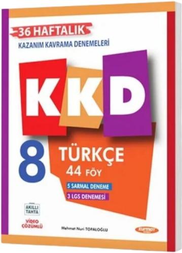 8. Sınıf Türkçe KKD Haftalık Kazanım Kavrama Denem