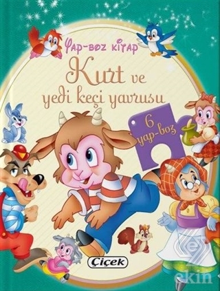 Kurt ve Yedi Keçi Yavrusu Yap-Boz Kitap