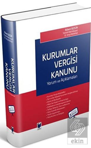 Kurumlar Vergisi Kanunu : Yorum ve Açıklamaları