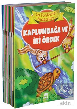 La Fontaine Masalları (10 Kitap Takım - Büyük Boy)