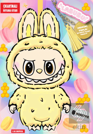 Labubu Honeypie Çılgın Koleksiyon – Çıkartmalı Boyama Kitabı