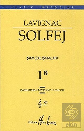 Lavignac Solfej 1B (Büyük Boy)