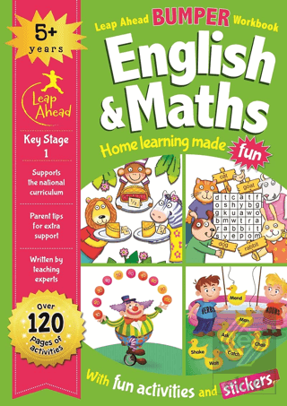 Leap Ahead Bumper Workbook: 5+ Years English and M