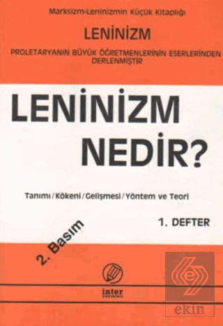 Leninizm Nedir? 1. Defter