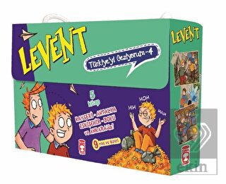 Levent Türkiye\'yi Geziyorum - 4 (5 Kitap Takım)