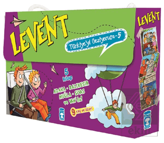 Levent Türkiye\'yi Geziyorum - 5 (5 Kitap Takım)