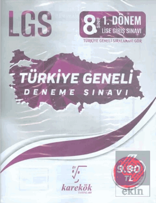 LGS 8. Sınıf 1. Dönem Türkiye Geneli Deneme Sınavı