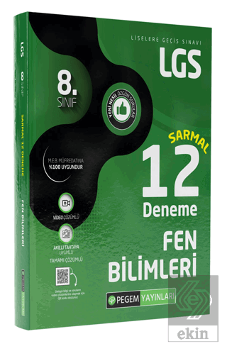 LGS 8.Sınıf Fen Bilimleri Sarmal 12 Deneme