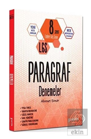 LGS 8. Sınıf Paragraf Denemeler
