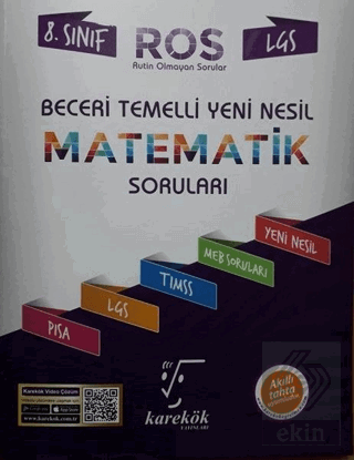 LGS 8. Sınıf ROS Beceri Temelli Yeni Nesil Matemat