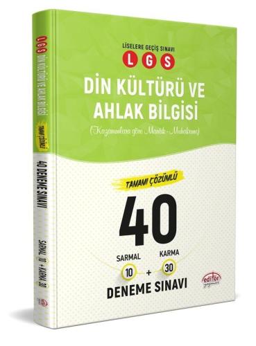LGS Din Kültürü ve Ahlak Bilgisi Tamamı Çözümlü 40
