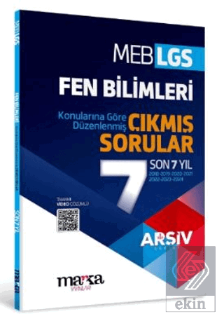 LGS Fen Bilimleri Konularına Göre Düzenlenmiş Son 7 Yıl Çıkmış Sorular