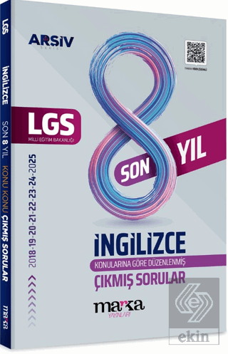 LGS İngilizce Konu Konu Çıkmış Sorular Son 8 Yıl