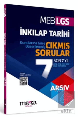 LGS İnkılap Tarihi Konularına Göre Düzenlenmiş Son 7 Yıl Çıkmış Sorula