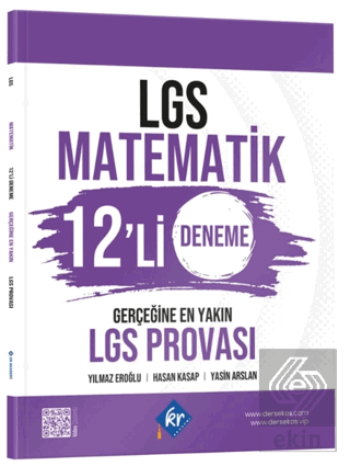 LGS Matematik 12li Deneme Gerçeğine En Yakın LGS Provası