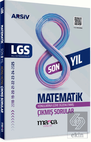 LGS Matematik Konu Konu Çıkmış Sorular Son 8 Yıl