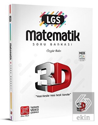 LGS Matematik Soru Bankası Tamamı Video Çözümlü