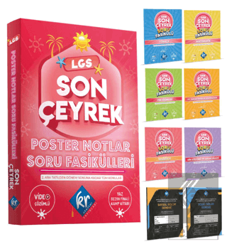 LGS Son Çeyrek Poster Notlar Soru Fasikülleri (4.