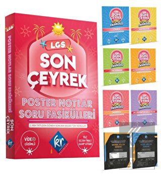 LGS Son Çeyrek Poster Notlar Soru Fasikülleri (4.