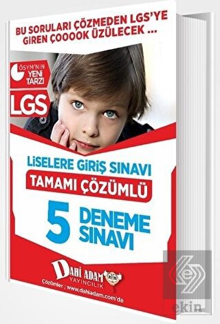 LGS Tamamı Çözümlü 5 Deneme Sınavı