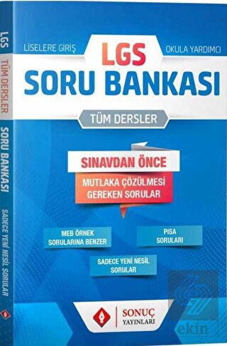 LGS Tüm Dersler Soru Bankası